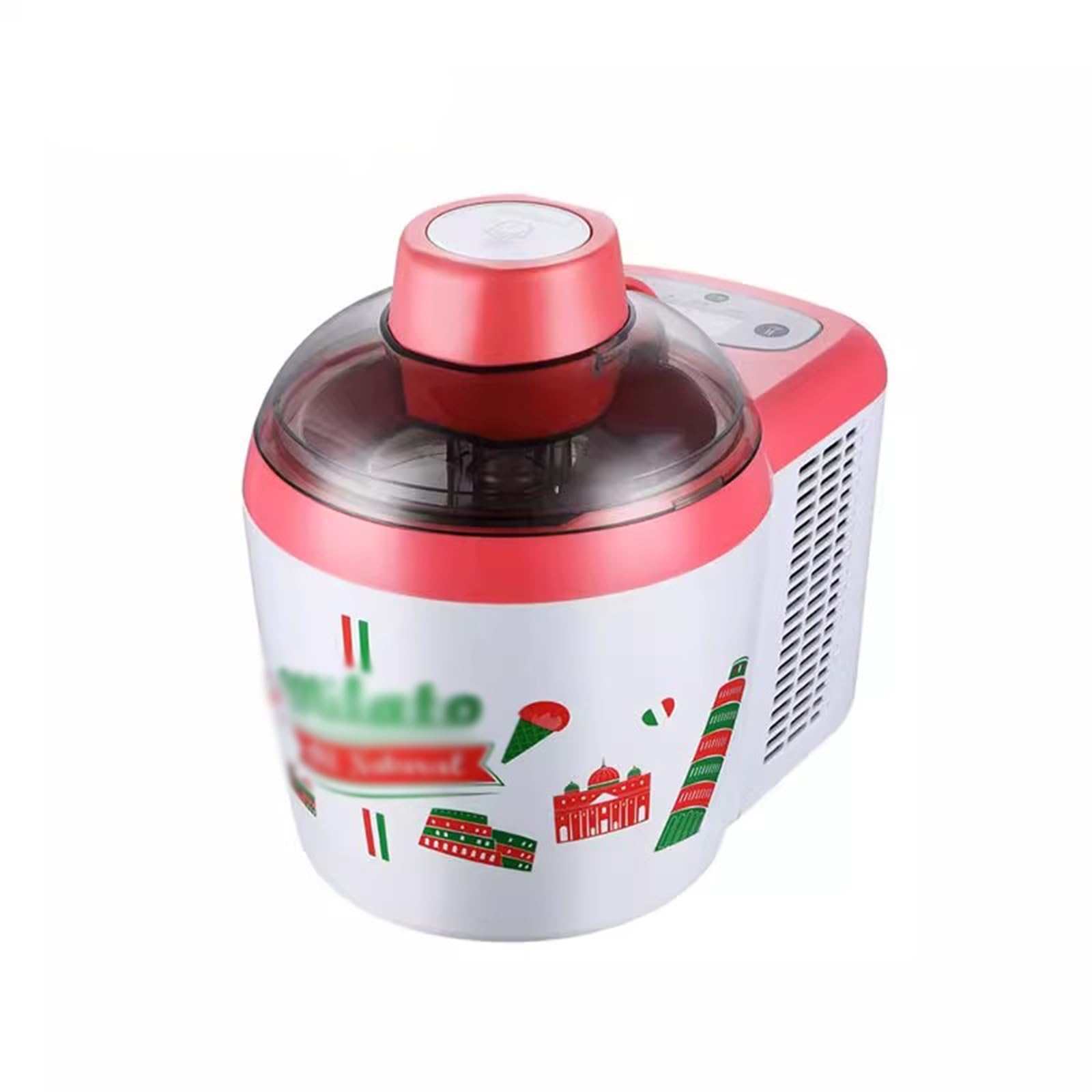 HASMI Heladera Máquina de Helados de Frutas Completamente automática for el hogar de 700ml, máquina de Helados for el hogar, máquina de postres de Yogur de 220V Hacer Helado (Color : A), Dingzhebo2022