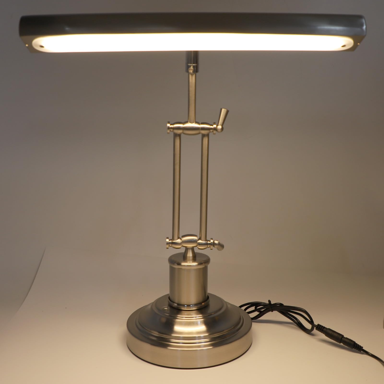 XUMIUZIY Lampe de Piano pour Piano Droit, Lampe de Piano LED 12W avec Température de Couleur 3000K-6000K, Réglage Continu de la luminosité, Double Bras et Contrôle Tactile, 85 CRI Eye
