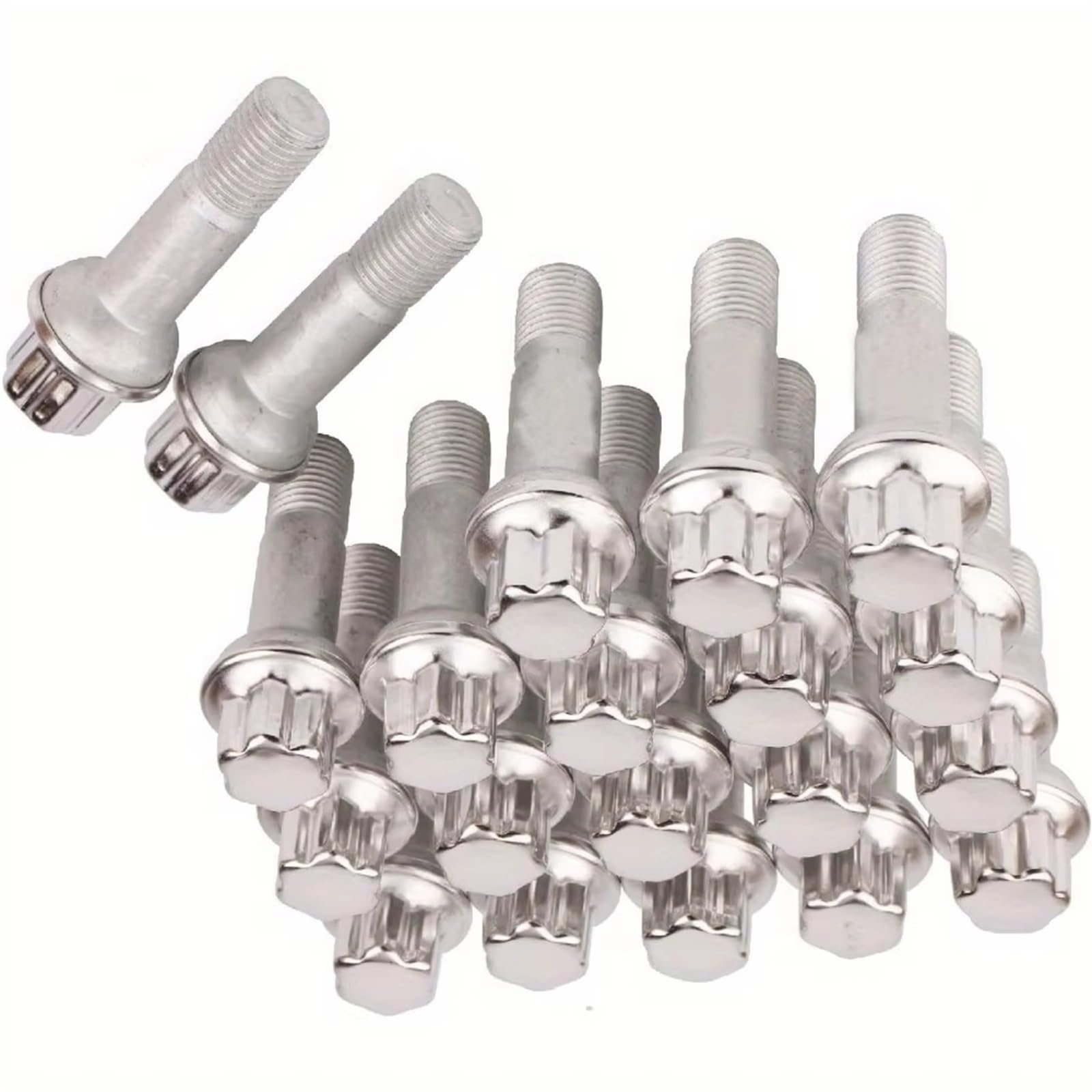 Bulloni ruota auto Compatibile Con Benz Per C Class Sedan W206 2023 Set Da 20 Dadi Conici Per Cerchi In Lega Set Di Dadi Per Cerchi OEM: 0009905407