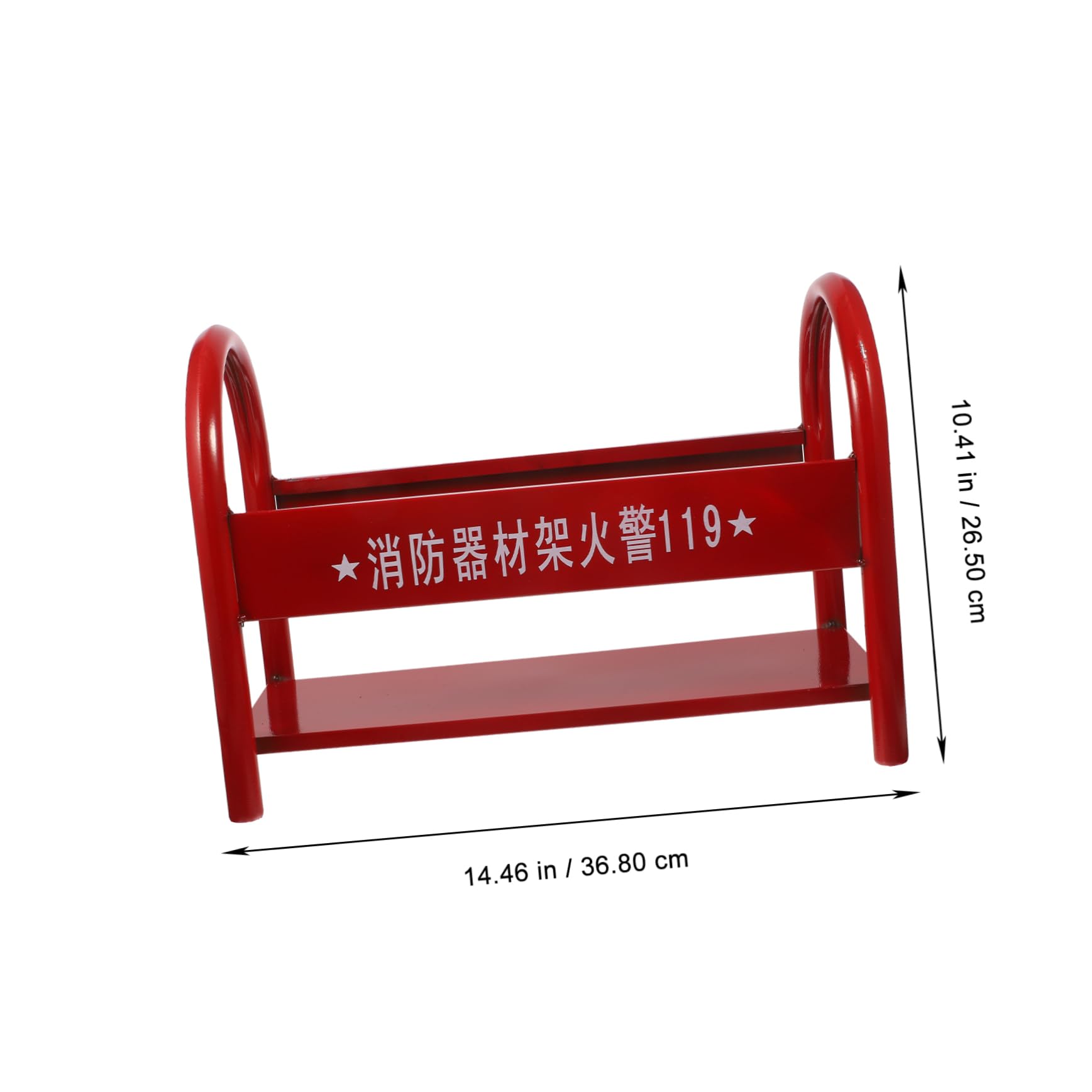 ULTECHNOVO Soporte Metálico para Extintor de Incendios Rojo de 2-4kg Estructura Razonable y Diseño Simple para Almacenamiento Seguro en Hogar o Centro Comercial Estilo Aleatorio