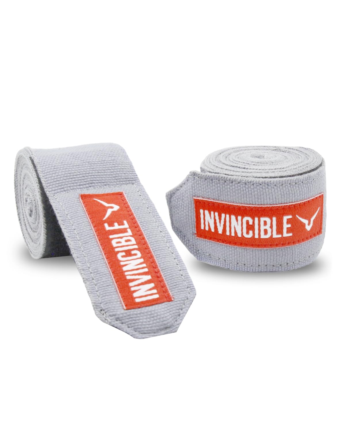 INVINCIBLE Nylon Mexican Style Semi-Stretch Hand Wraps (Grey, 2.5 Meter)-image-14