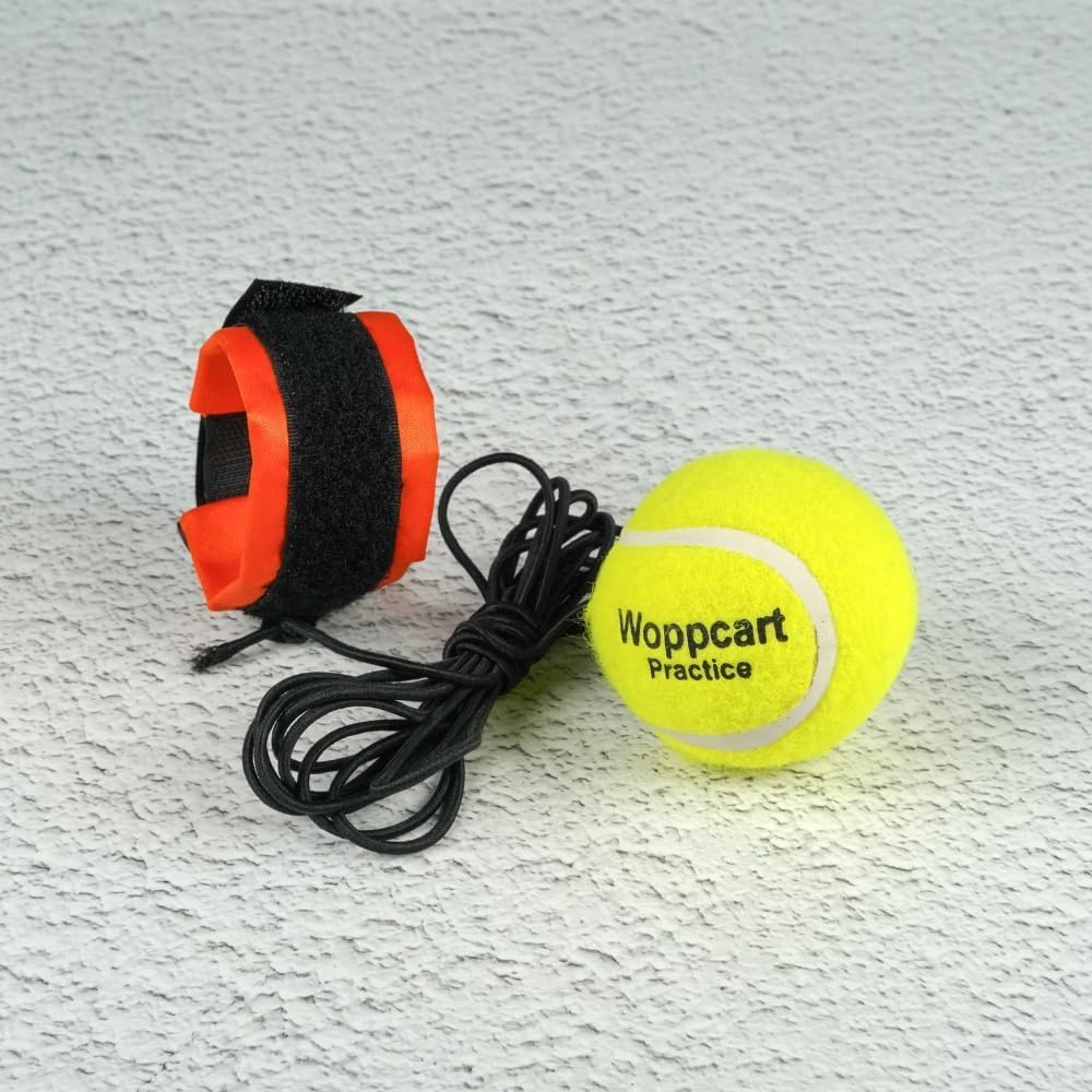 Rubber Cricket Tennis Hanging Ball for Kids Easy to Hang & Ideal for Indoor and Outdoor Hanging Cricket Practice Ball with Rope for Boys and Adults (1)-picture-11