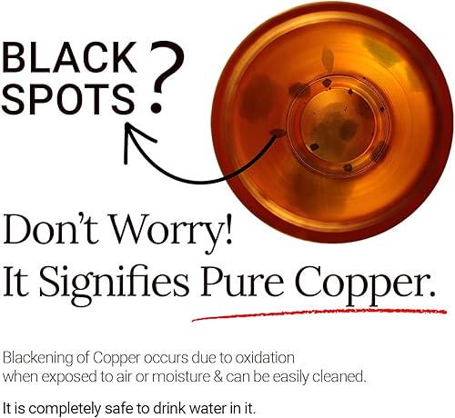 Miniatura 8 de Cop29 Dolny - Botella de agua de cobre martillado antiguo hecho a mano para dormitorio, jarra con tapa, jarra de agua para mesita de noche, uso en