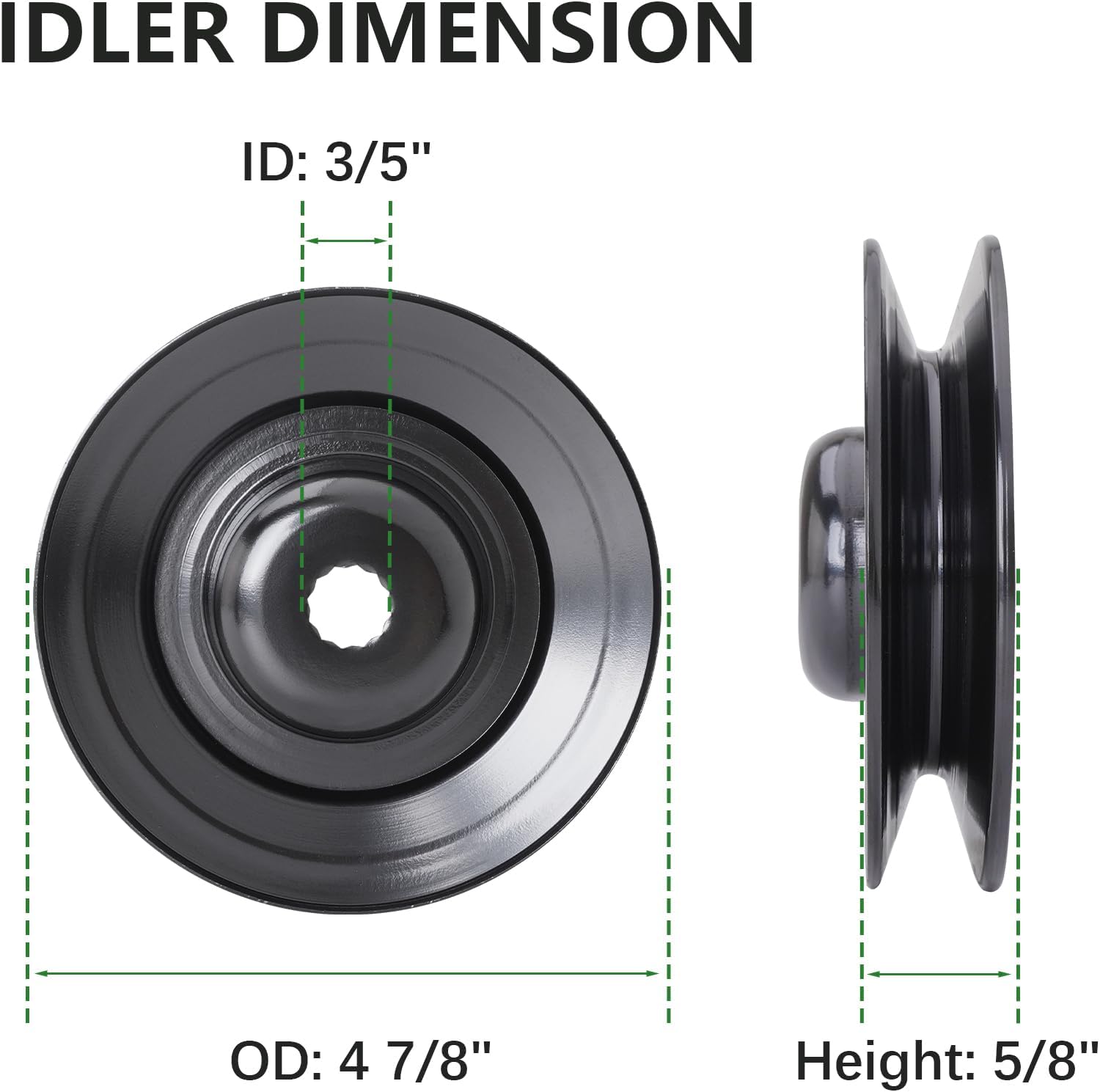 48 inch Mower Deck Rebuild Kit for Husqvarna YTH2248 TH2348 YTH24V48 GTH2548 Z248F Includes 3 Spindle 174356 174358 532174356, 3 Blade180054 173920, 3 Idler 174375