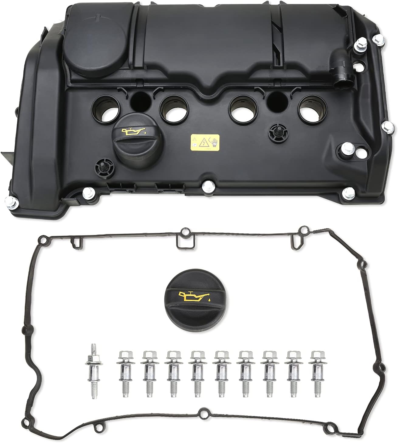 MITZONE N18 Valve Cover Kit Compatible with 2011-2016 Mini Cooper S R55 R56 R57 R58 R59 R60 R61 1.6 Turbo Replace 11127646552