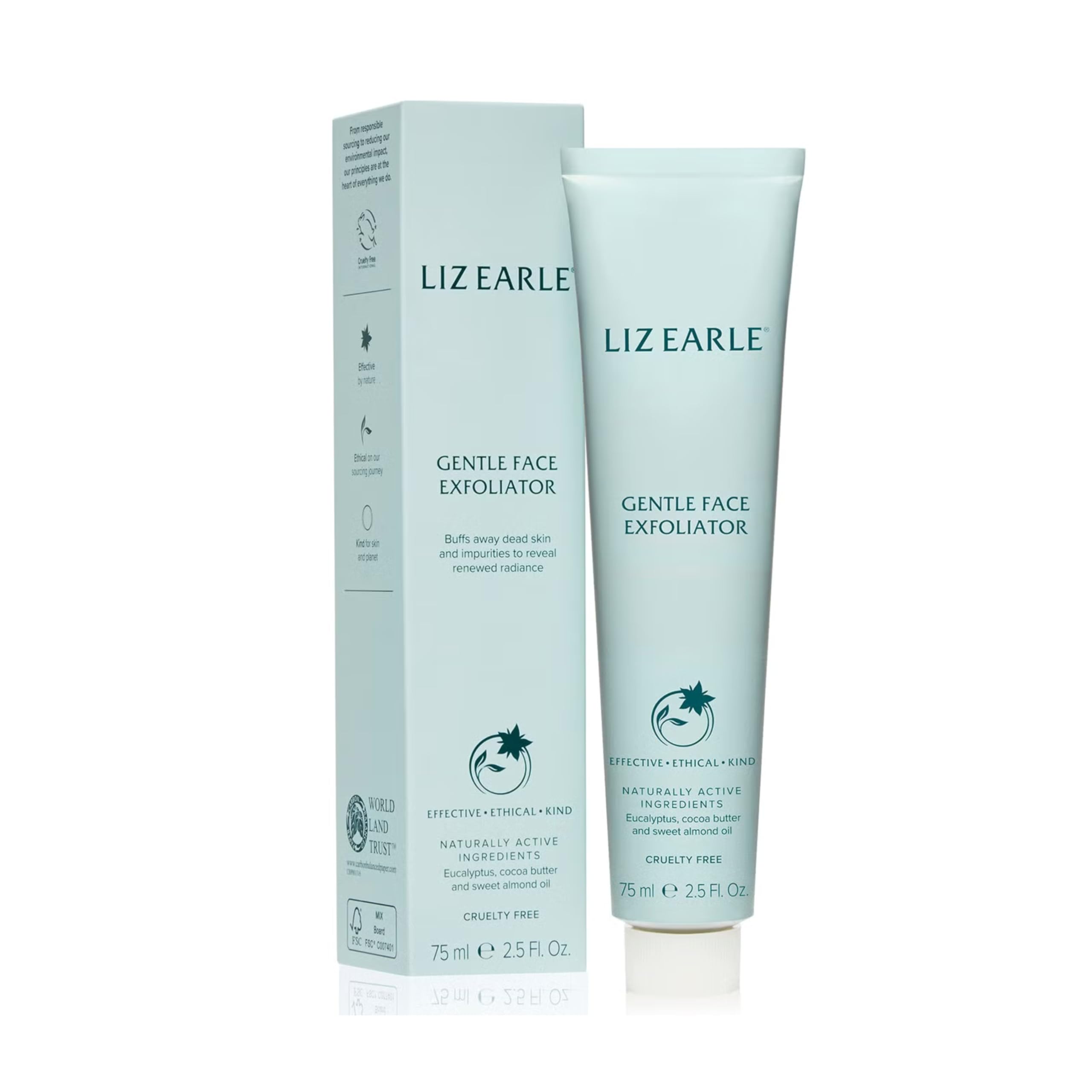Liz Earle Gentle Face Exfoliator, 75 ml (Pack of 1)