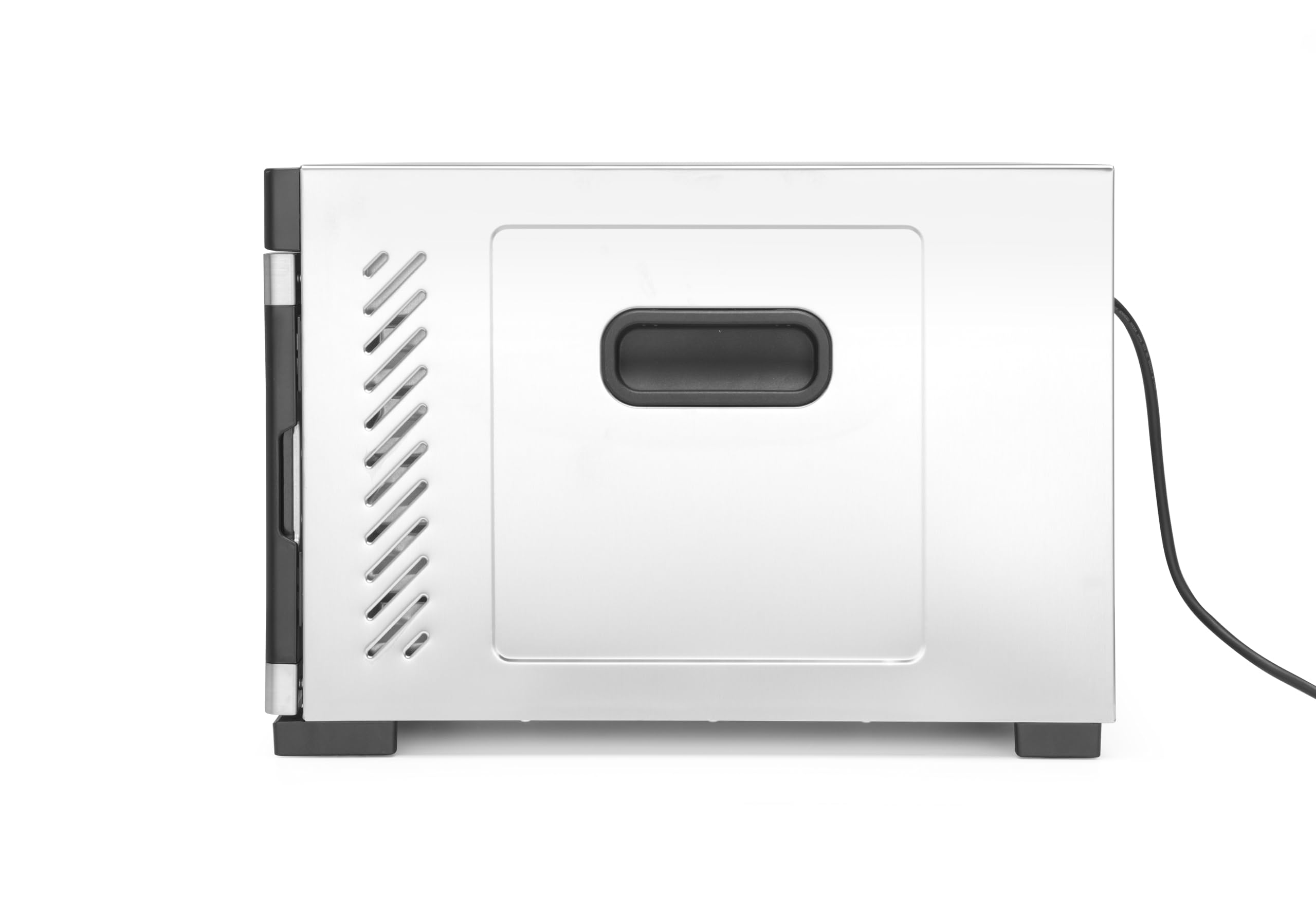 HENDI Essiccatore alimentare, con 6 griglie, per l’essiccazione di frutta, verdura e carne, timer, intervallo di temperatura da 35º a 75ºC, 230V/600W, 340x450x(H)311mm, acciaio inossidabile
