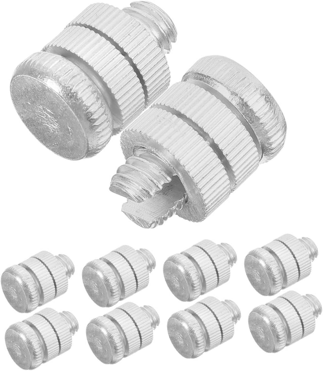 STOBAZA 12pcs Electric Fence Split Bolt Joint Connectors Metal Wire Clamps for Secure Boundary Wire Connections in Farms and Gardens