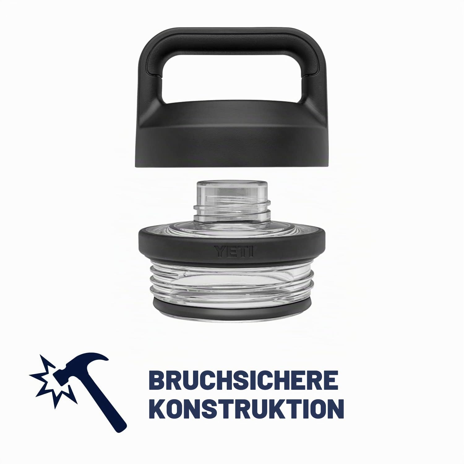YETI Rambler Trinkflasche aus Edelstahl, auslaufsicher, vakuumisoliert, mit Chug-Deckel, 1170 ml, Alpingelb