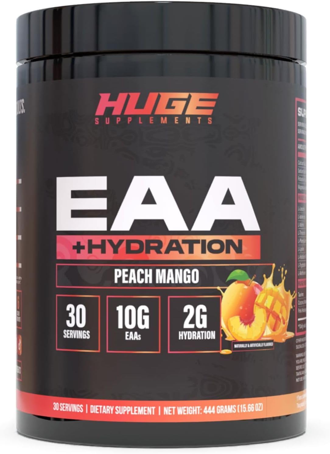 Huge EAA + Hydration, Essential Amino Acids Powder, EAAs & BCAAs, Intra & Post Workout Recovery Powder, Muscle Growth, Recovery & Performance, 10g EAAs & Electrolytes, Kiwi Blueberry, 30 Servings