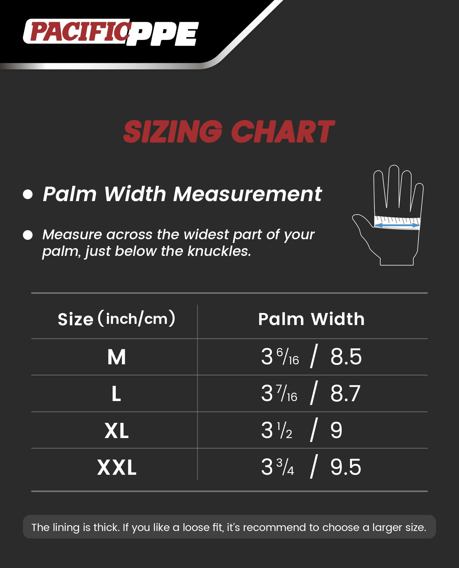 PACIFIC PPE Winter Work Gloves for Men and Women, 100% Waterproof Thermal Insulated Freezer Gloves for Cold Weather, Super Grip, Blue, Large