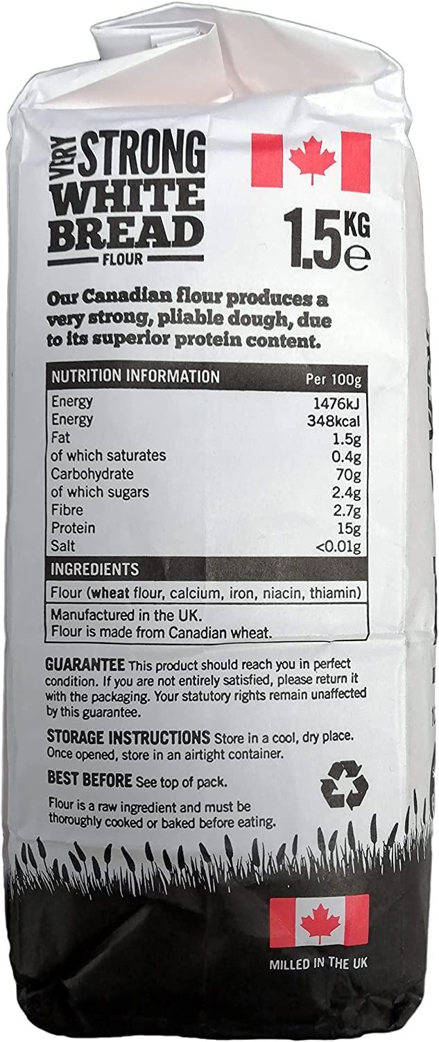 Marriage's Very Strong Canadian White Flour 1.5kg - Pack of 2
