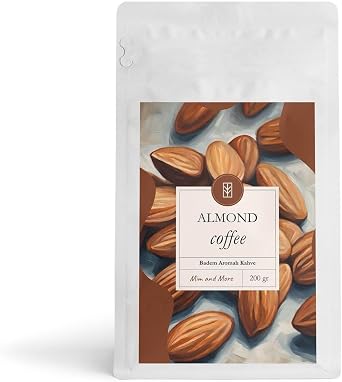 Mim and More Almond Coffee - Badem Aromal  Kahve Filtre Kahve, 200 Gr