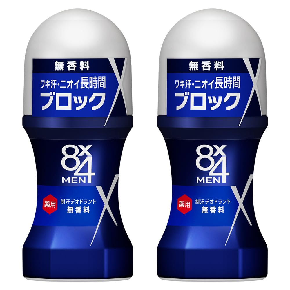 Amazon.co.jp: エイトフォーメン 8x4メン ロールオン 無香料 60ml×2個  
