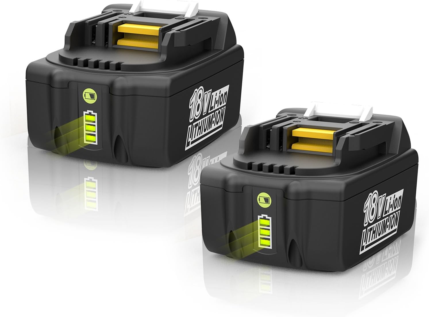 2X 18V 5000mAh Li-Ion Ersatzakku für Makita BL1850B Jordan