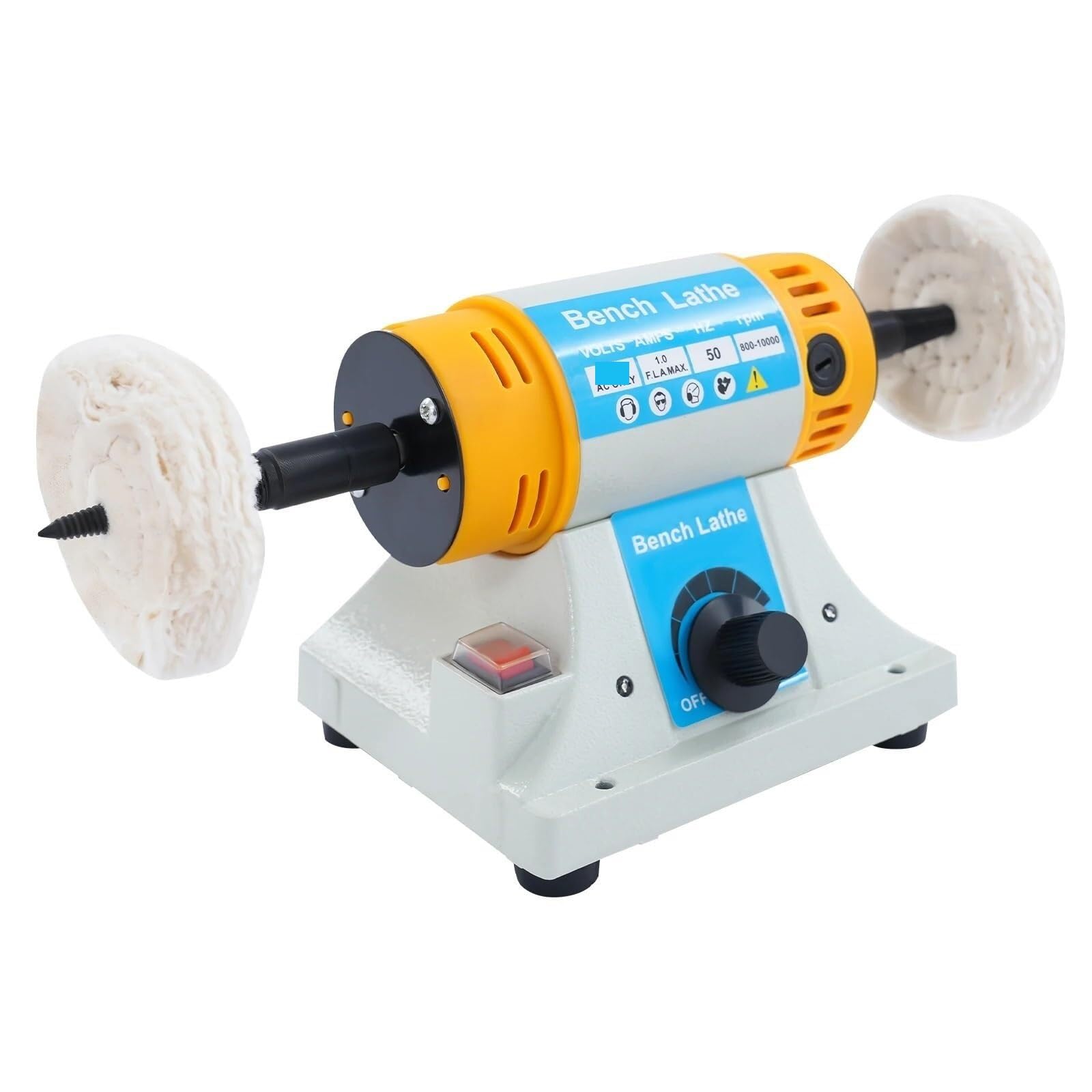 Pulidor de joyas, Pulidor De Joyas, Velocidad Ajustable, Lijadora Mesa Y Herramienta Bricolaje 320W Para Lijar Pulir
