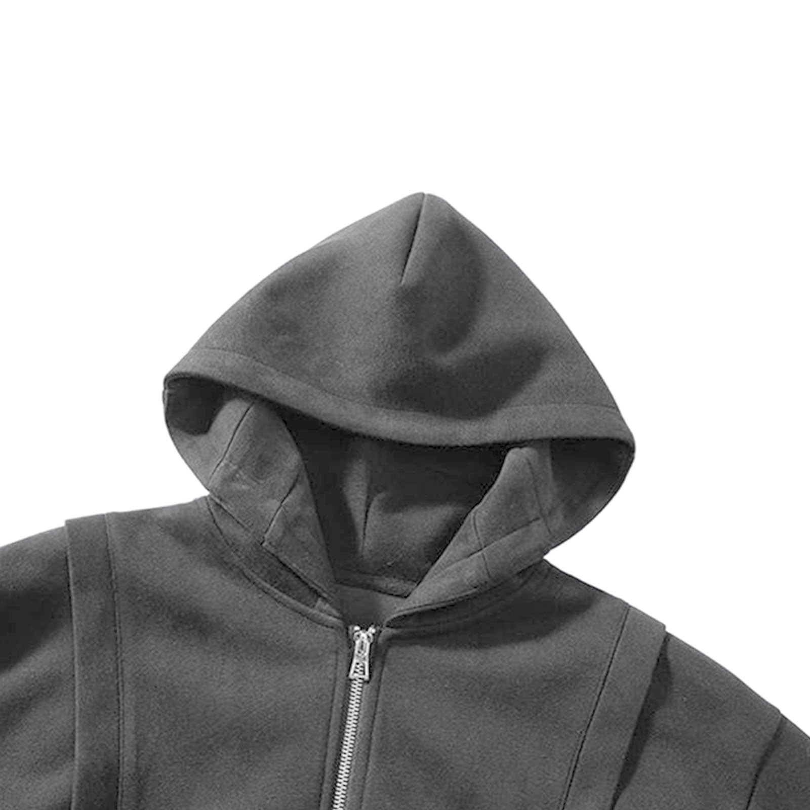 Herren Zipper Kapuzenpullover Sweatjacke Hoodie Mit Kordelzug Und Taschen