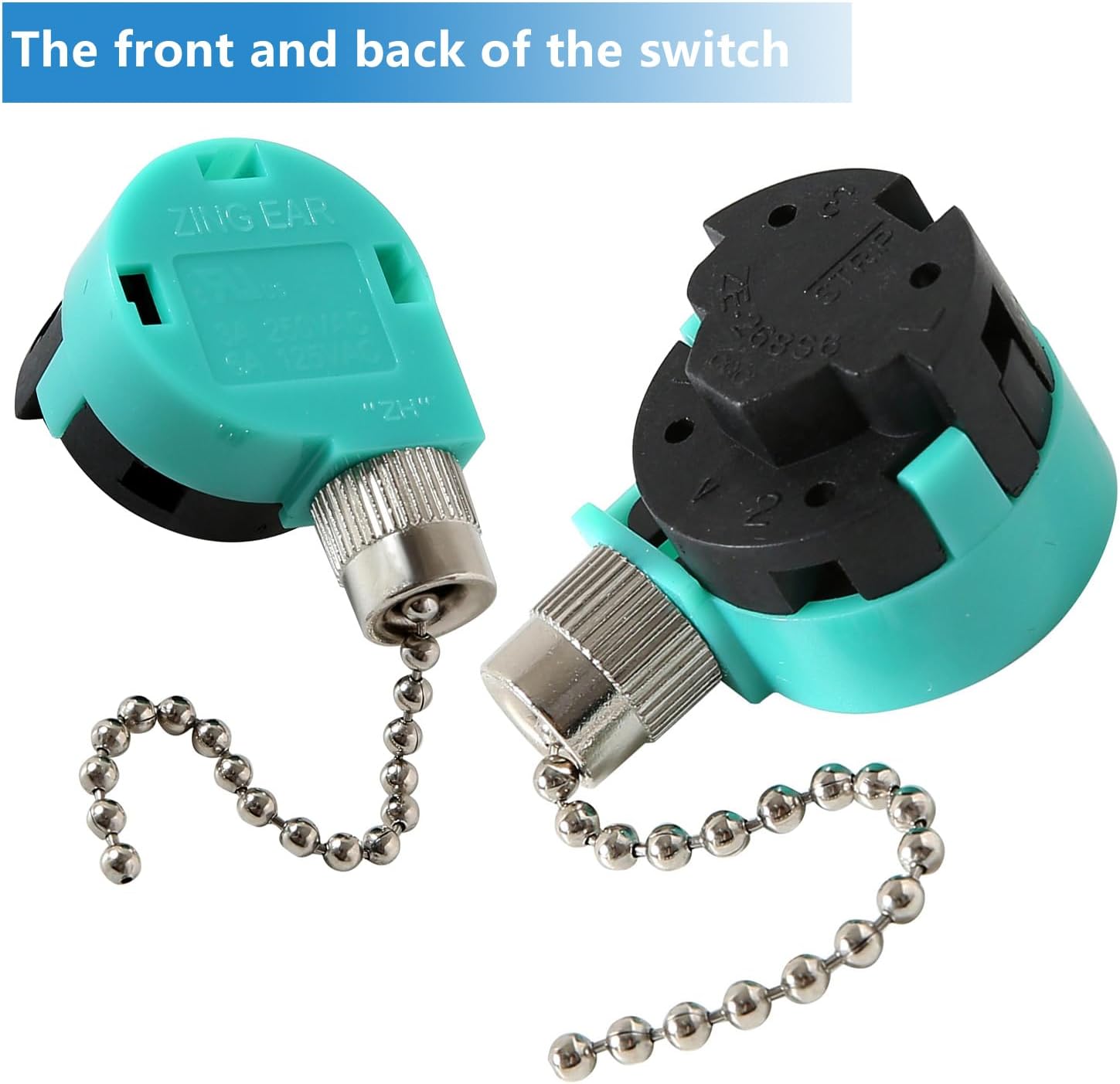 Hunter シーリングファンスイッチ 3速 ZE-268S6 ビーズ引きチェーン