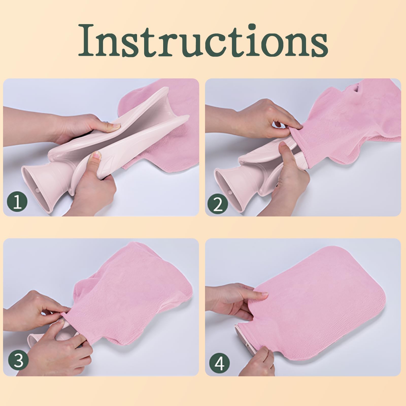 Bouillotte Pour Enfant 14 Cm - En Tissu, Pour Douleurs Cervicales Ou Musculaires, à Eau Chaude