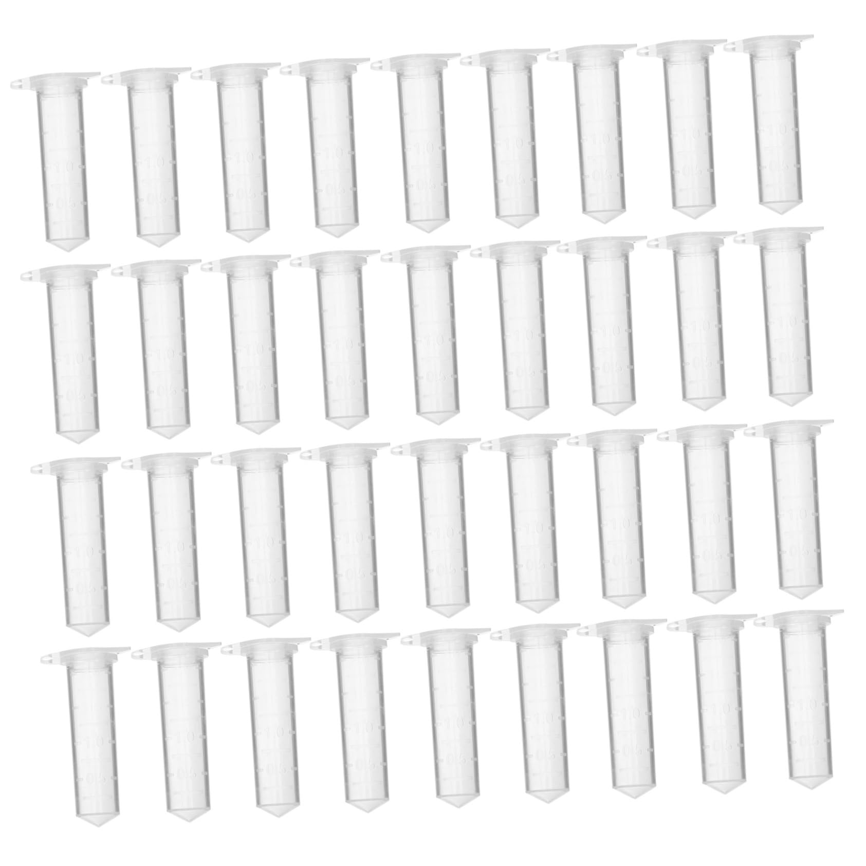 SOLUSTRE 500pezzi Provette Da Centrifuga Con Tappo Contenitori Per Campioni Piccoli Forniture Da Laboratorio Per Test Scientifici