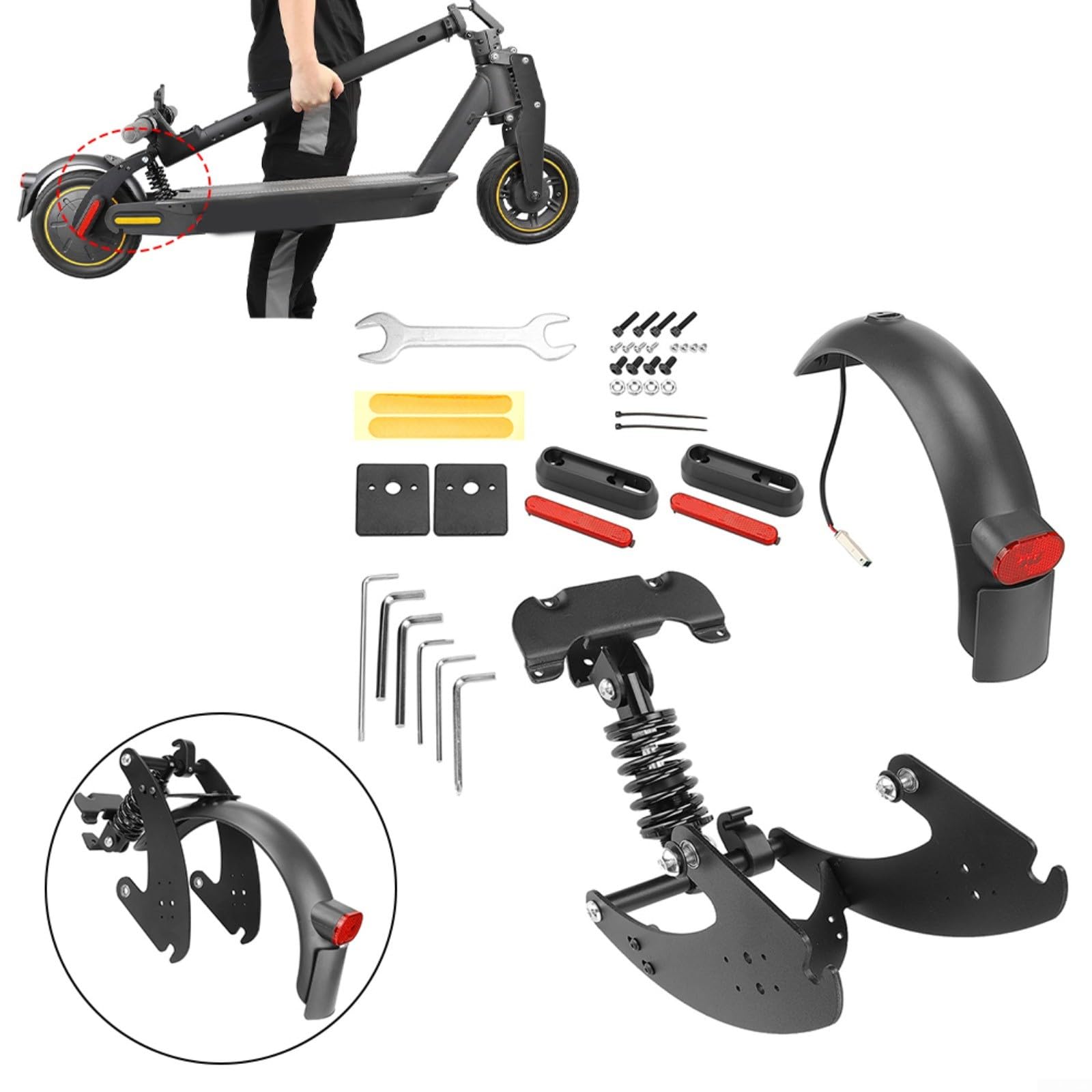 Kit de suspension avant pour trottinette électrique Ninebot Max G30, confort amélioré, réduction des vibrations, facile à installer