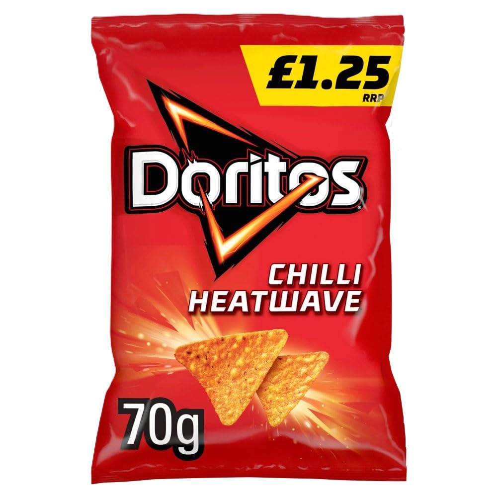 Doritos CHILLI HEATWAVE Tortilla Crisps 18 x 70g PMP
