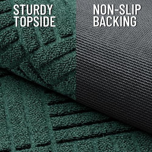 Image of OLANLY Front Door Mat Outside Entrance 33x21, Waterproof Heavy-Duty Doormat