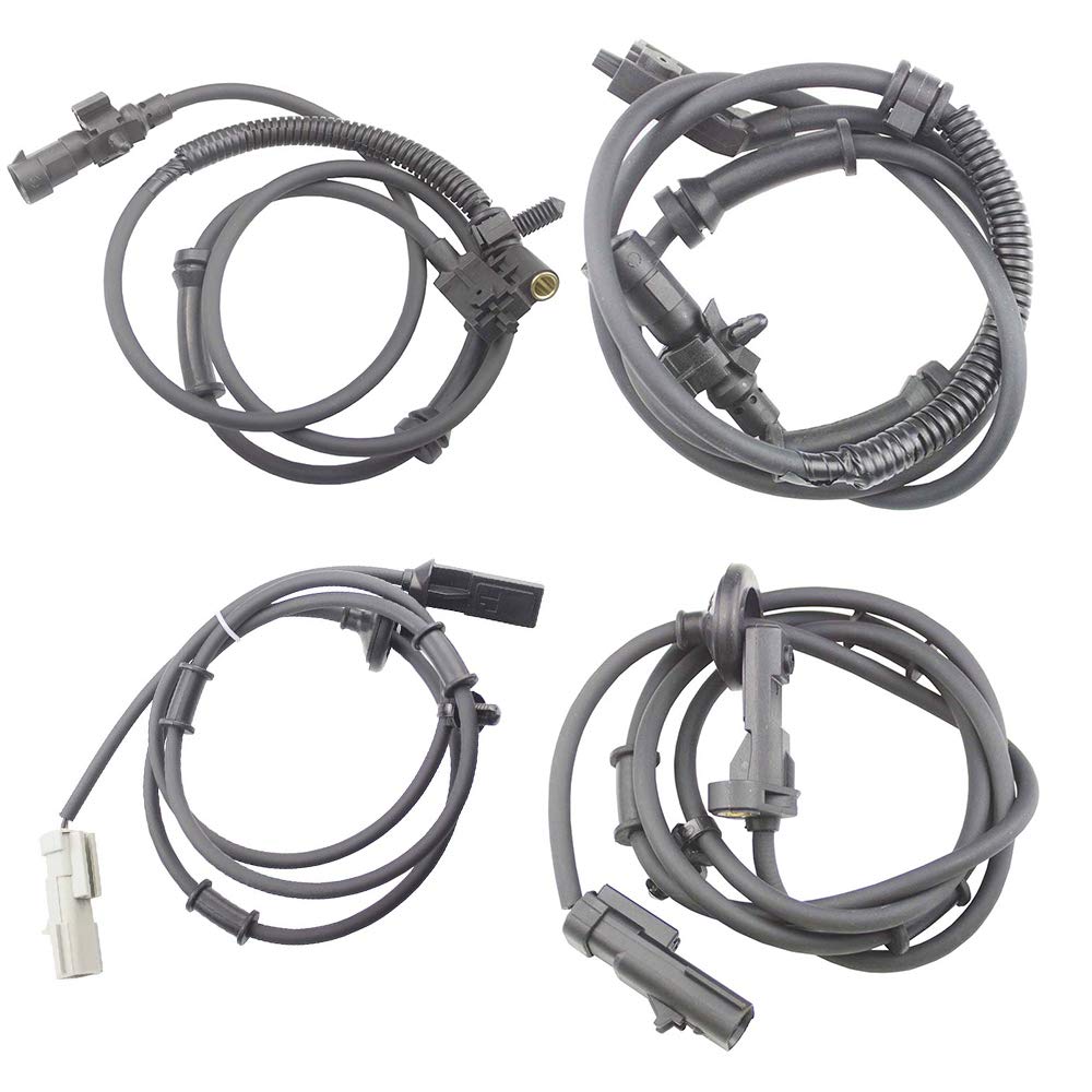 Amazon.com: VCAUTO Set of 4 Front + Rear ABS Wheel Speed Sensors