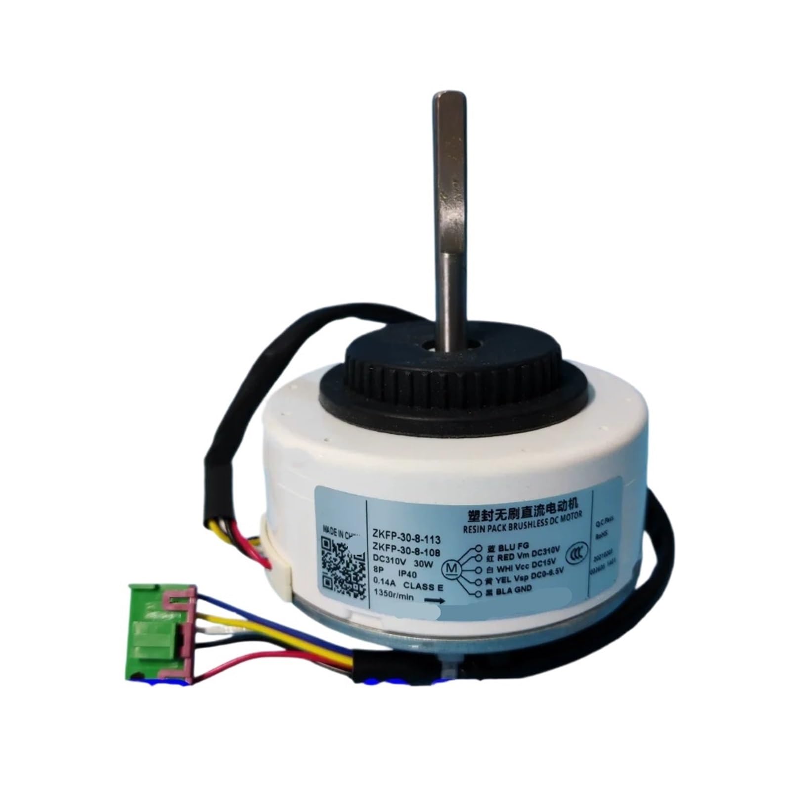 Compatibile For AUX, ZKFP-30-8-108 ZKFP-30-8-113 DC310 30W 1300r/min Unità Interna DC Motore Del Ventilatore Condizionatore D'aria Condizionata Pezzi Di Ricambio