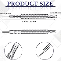 Vista 8 de Punzón central de resorte sin martillo, fijador de uñas de doble cabezal, con resorte de acero de alto carbono, herramienta para quitar pasadores
