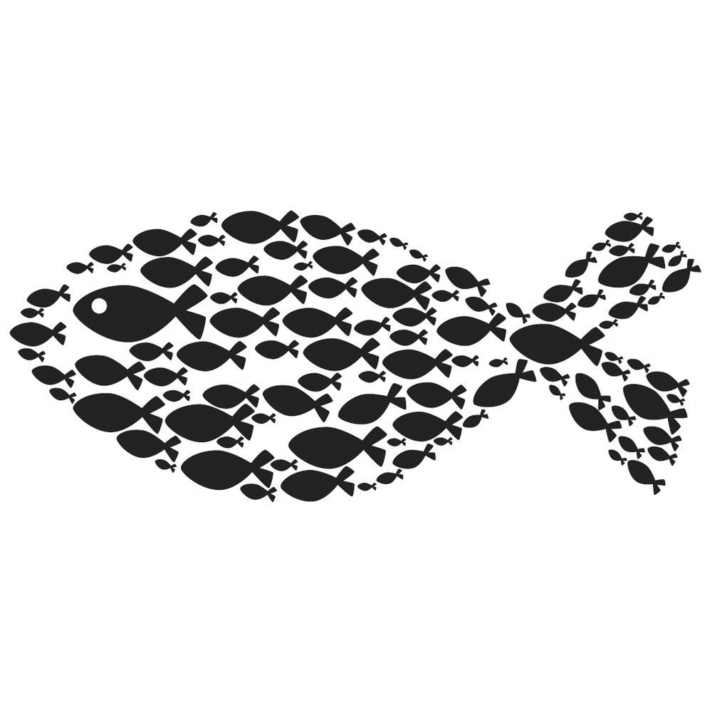 Rayher Wood Mounted Rubber Stamp with Fish Design, Craft Stamp for Card Making, and DIY Invitations for Baptism, First Communion, Confirmation and Wedding, Butterer, 4x9cm, 29114000