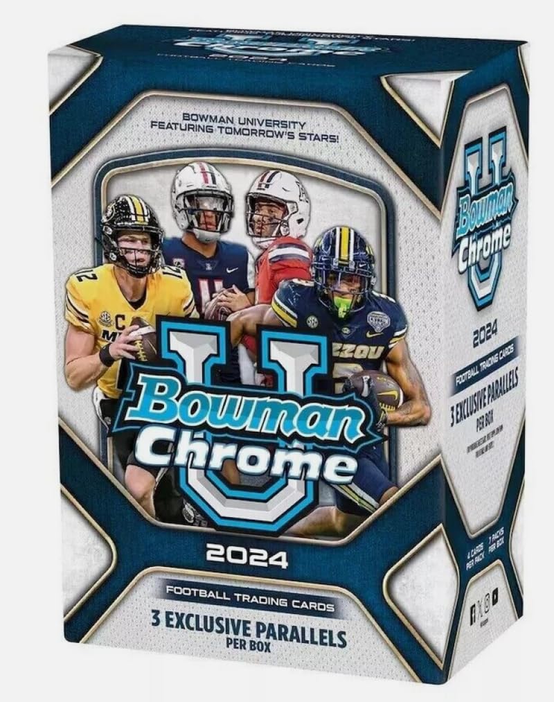 Amazon.com: 2024 Bowman Chrome University Football Factory