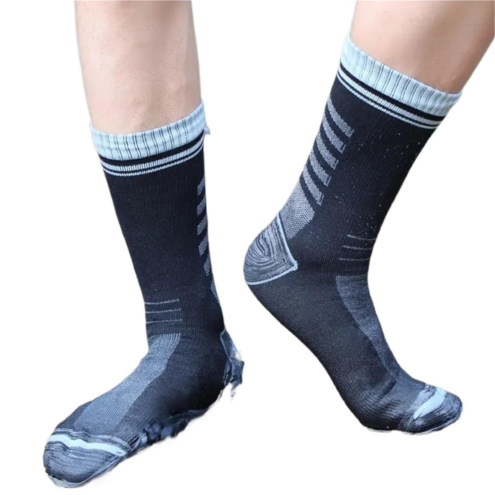 Wasserdichte Socken 2PCS Outdoor Wasserdichte Socken Männer Frauen for Sport Wandern Waten Camping Trekking Winter Skifahren Socke Warme Atmungsaktive FüR Wie Laufen