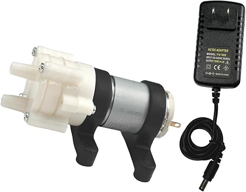 Vista 10 de CONQUERALL Bomba autocebante de diafragma DC 24V 385, pequeña bomba de agua eléctrica con tubería de agua adecuada para bebederos y modelos 12 V