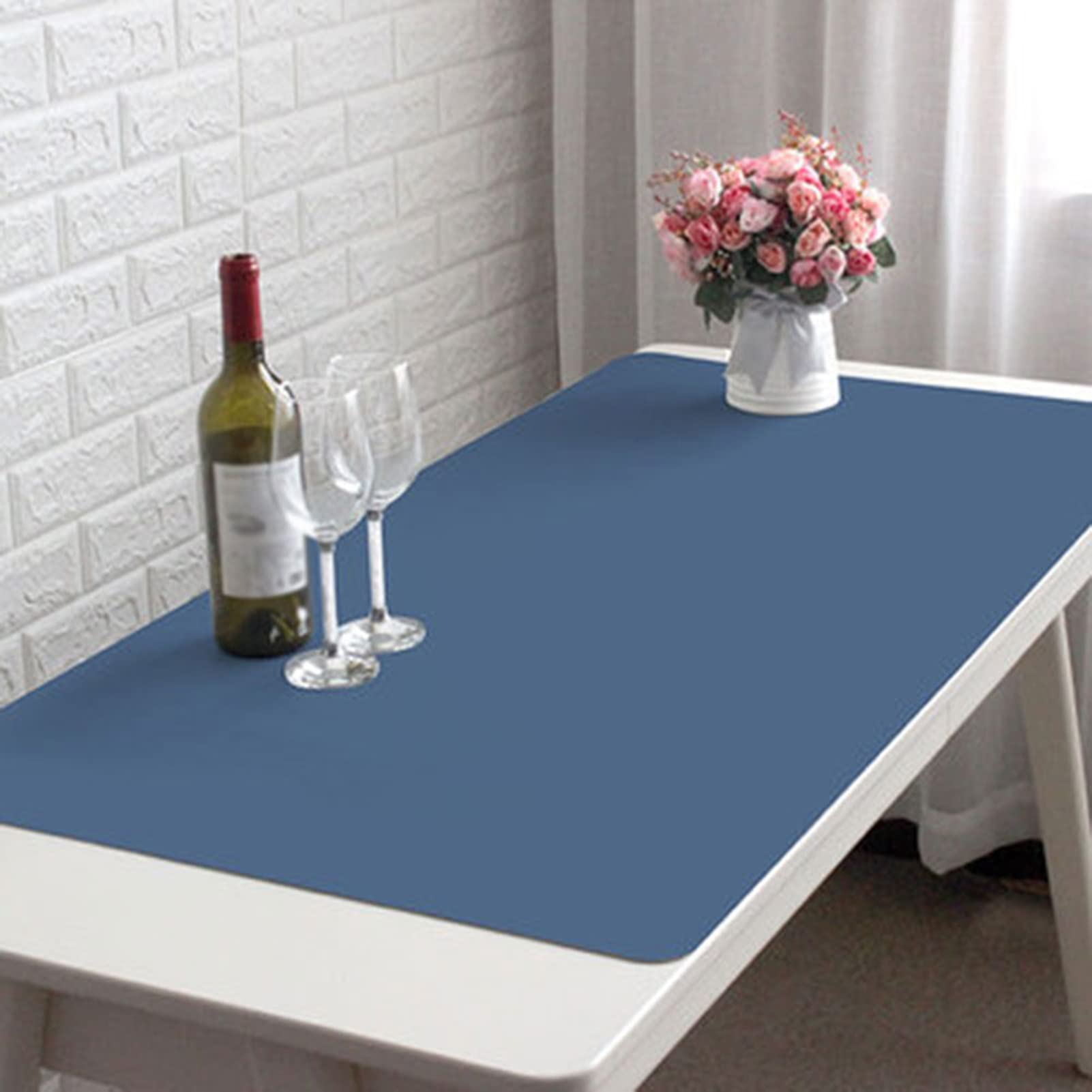 Alfombrilla De Ratón De PU Impermeable, Cubierta De Mesa Lateral