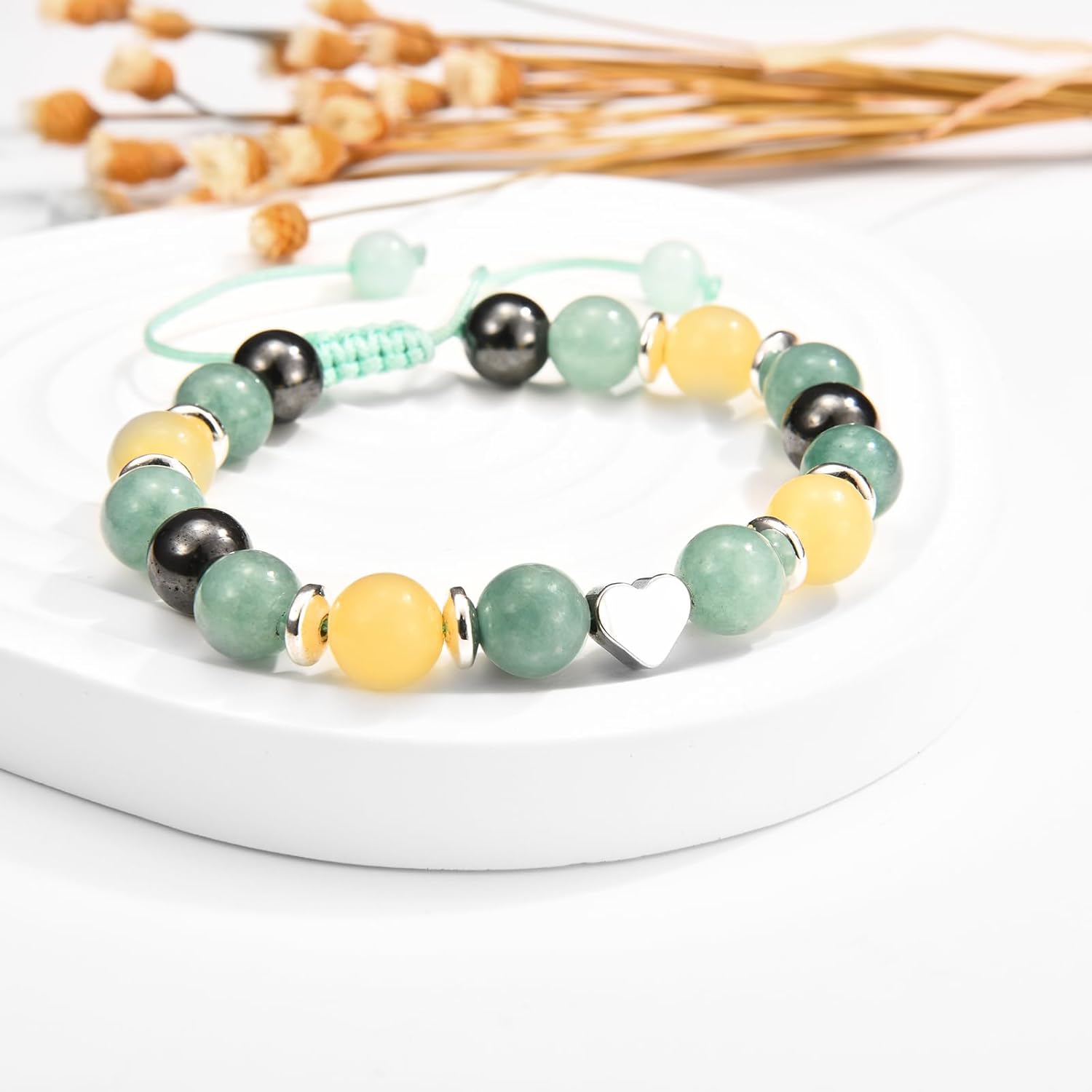 8-18 Year Old Girls Birthday Gifts, Sweet Heart Charm Birthday Bracelet with Happy 8-18th Birthday Message Card + Natural Stone Meaning's Card for Daughter/Granddaughter/Niece/Best Friend - Image 7