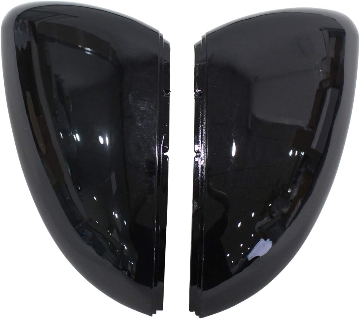 NewYall Pack of 2 Front Driver and Passenger Side Rear View Mirror Cover for VW e-Golf/Golf R/Golf SportWagen 2015-2019, Golf/GTI 2015-2021, Golf Alltrack 2017-2019