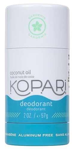 Miniatura 14 de Kopari - Desodorante de coco sin aluminio, no tóxico y de base vegetal, sin aluminio, parabenos ni bicarbonato de sodio, protección duradera,