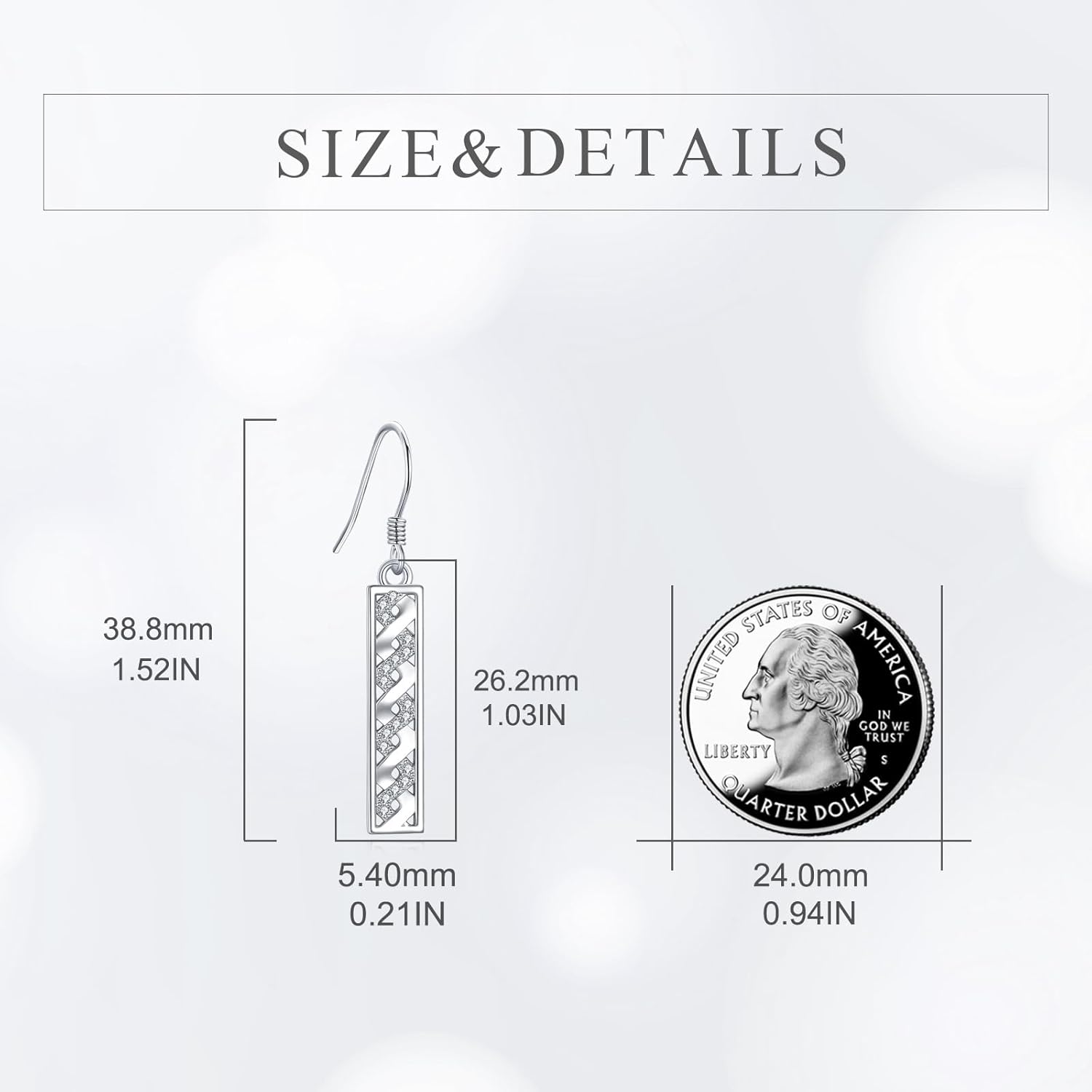 CRMAD S925 Sterling Silver Celtic Knot Bar Earrings for Women, Vintage Celtic Inspired Dangle Drop Earrings - Image 4