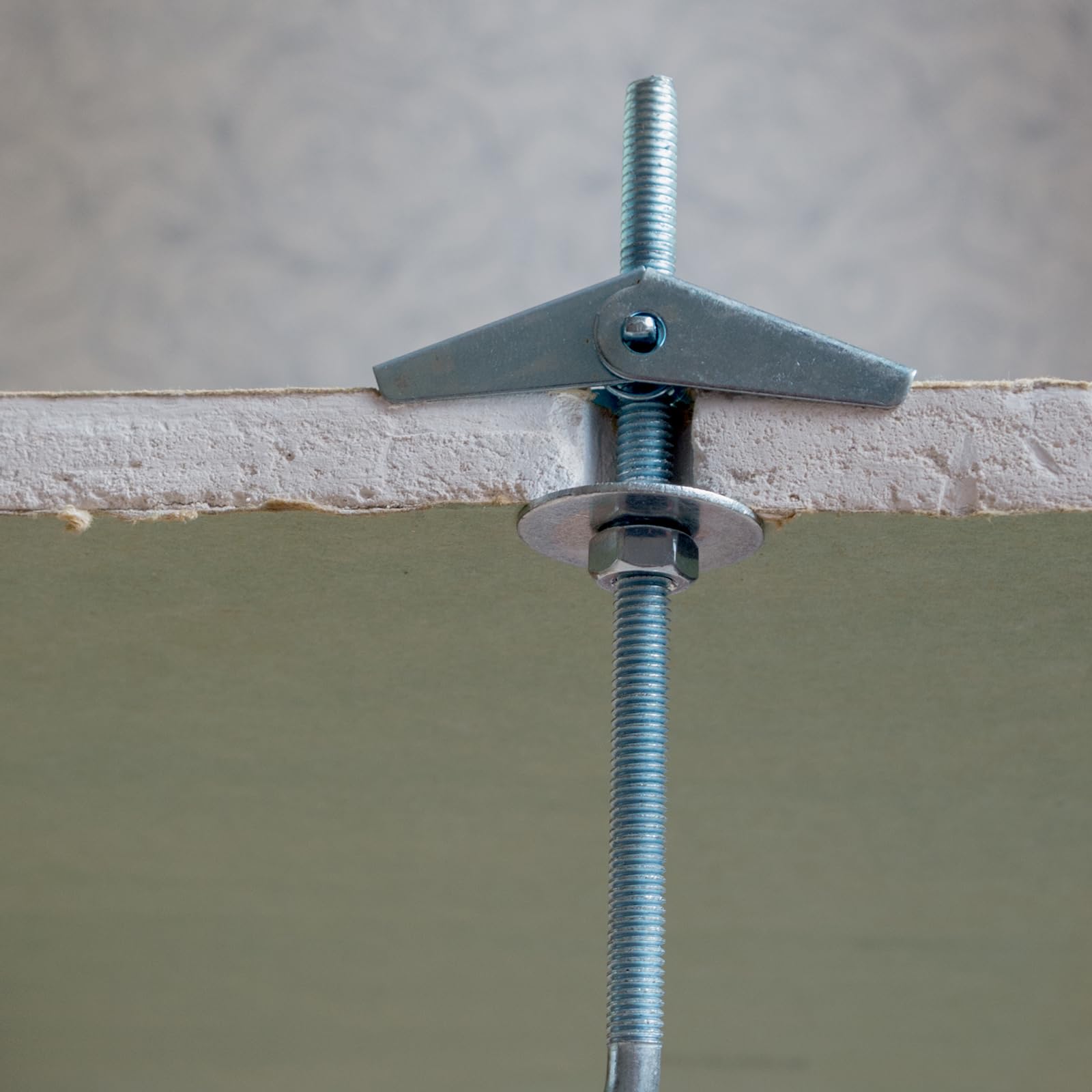 uxcell 20 tasselli a molla a levetta, 3/8 "x3" Ancoraggi a farfalla filettatura maschio caricato a molla a parete cava testa rotonda bullone a levetta