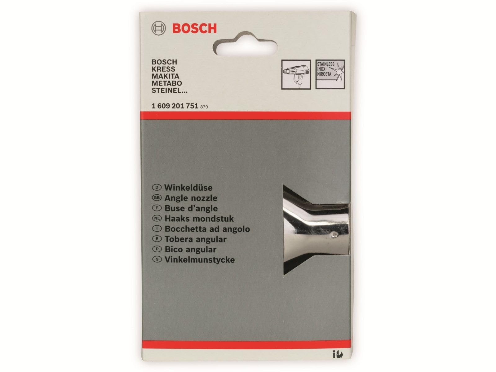Bosch Accessories 1609201751 Buse Coudée Pour Décapeur Thermique - Tous Modèles