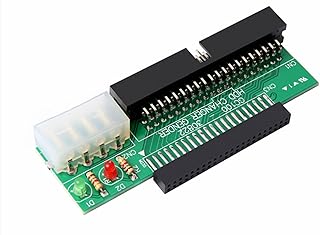 suckoo Laptop 2.5 IDE SSD to Desktop Host 3.5 IDE Hard Disk Adapter Converter 44pin IDE to 40pin IDE Small to Large Expansion Card Green