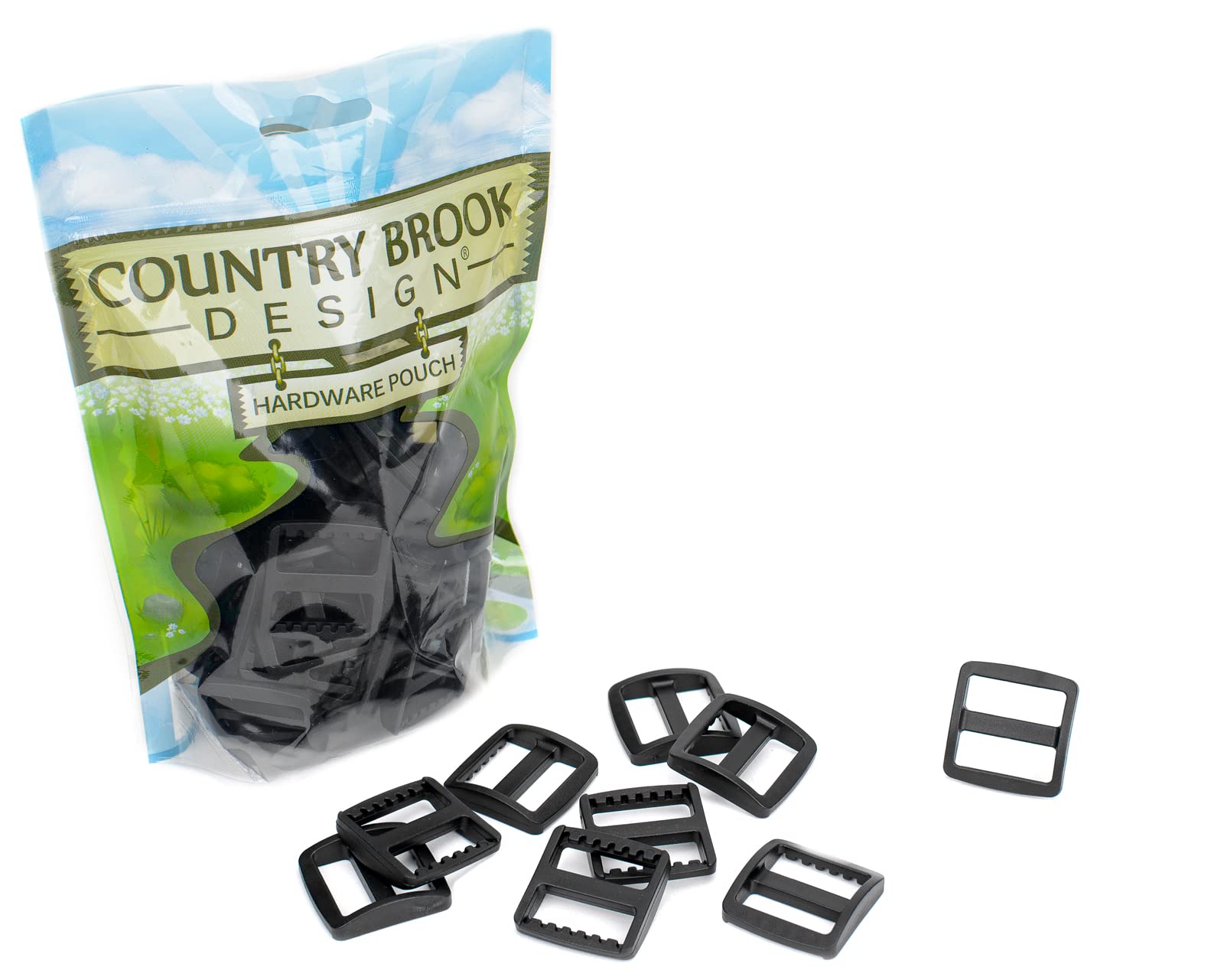 Country Brook Design 50 1 Inch Widemouth Triglide Slides