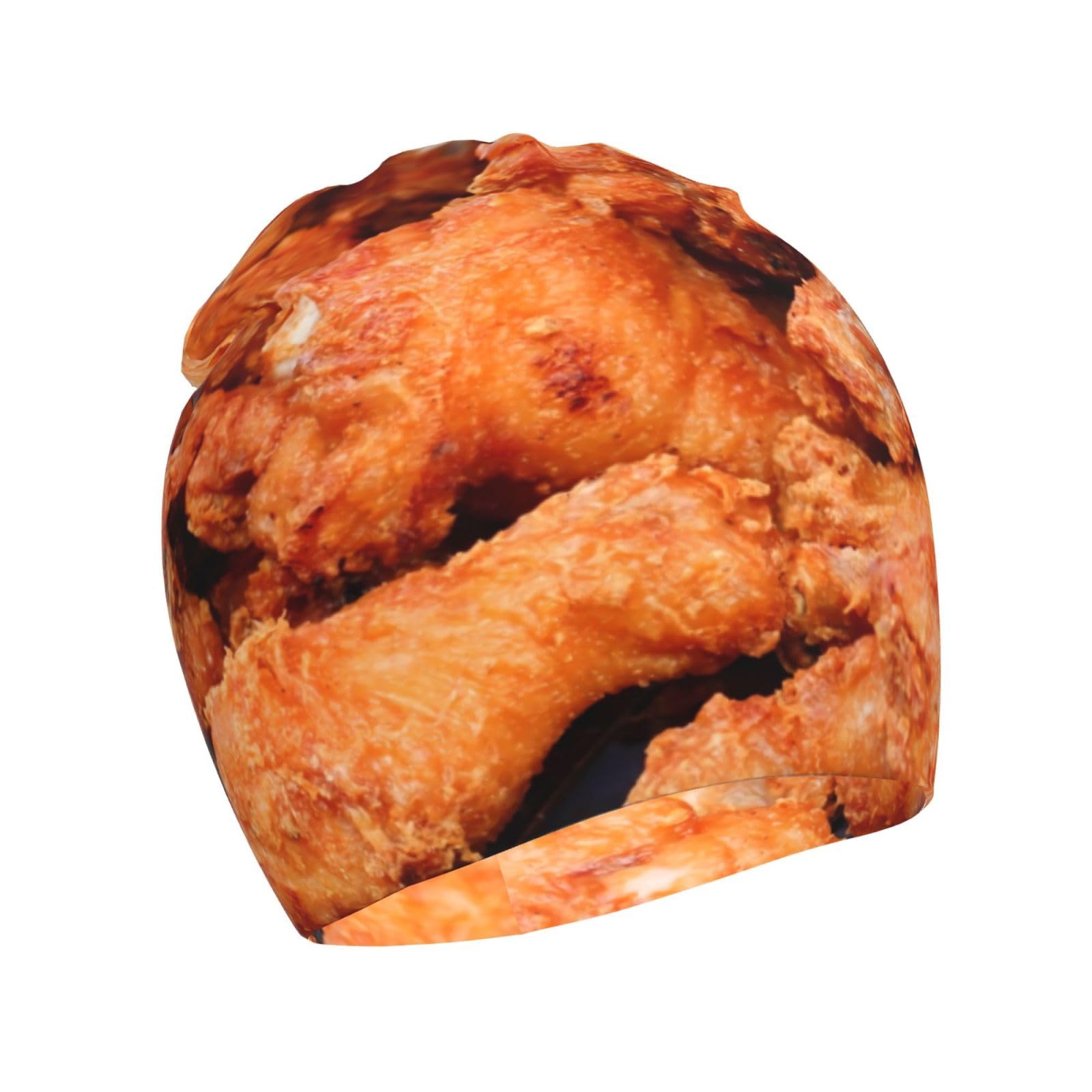 Rqzwdq Beer and Fried Chicken Legs Kids Beanie Hats Warm Knit Beanie Cap Skull Caps Gifts Decor for Boys Girls White