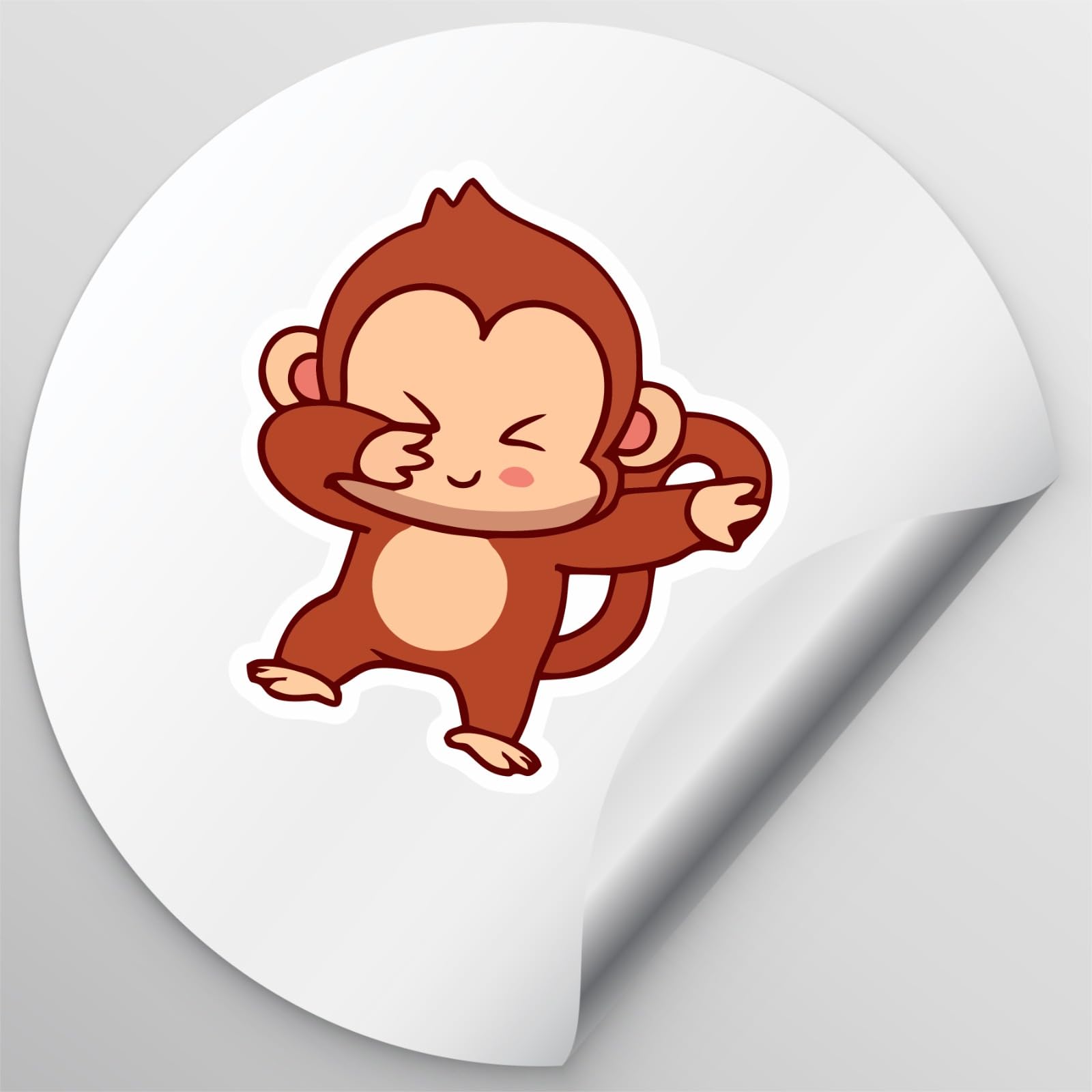 PRINTSON Customized Waterproof Logo Stickers | for Branding & Packaging | Customized Circles, Squares, Rectangles, Custom Die-Cut (200 Pcs, 1x1 Inch (Premium Vinyl))