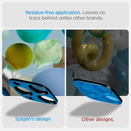 Miniatura 6 de Spigen GlasTR Optik - Protector de pantalla para lente de cámara diseñado para iPhone 15 Pro MaxiPhone 15 Pro compatible con fundas, color negro