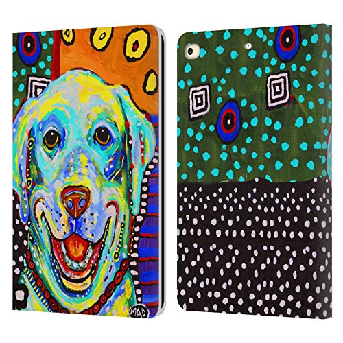 Housse cuir iPad 9.7 contre les rayures étui portefeuille Mad Dog Art Gallery