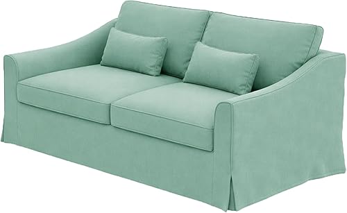 Vista 13 de Funda de reemplazo para sofá Farlov (No Lovesea) duradera, Ancho: 85.8" (No 70") Compatible solo con funda para sofá IKEA Farlove