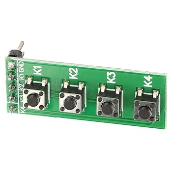 Amazon.co.jp: 4 ボタン キー モジュール プッシュ ボタン
