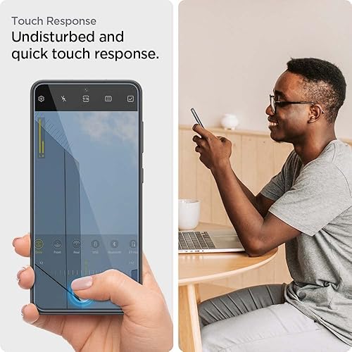 Miniatura 7 de Spigen Protector de pantalla de vidrio templado Glas.tR AlignMaster diseñado para Galaxy S21 FE 5G - Paquete de 2